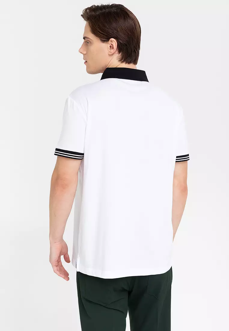 Cvc End on end 3 Button Polo Shirt