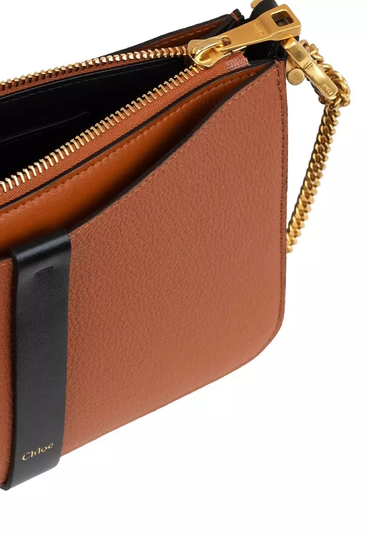 Marcie Pouch Crossbody Bag in Tan