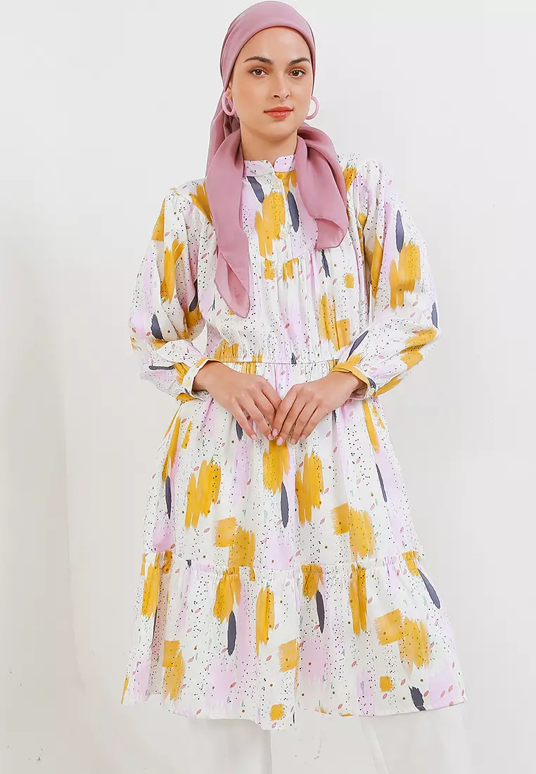 MFMW Dewita Tunik Multicolor Motif
