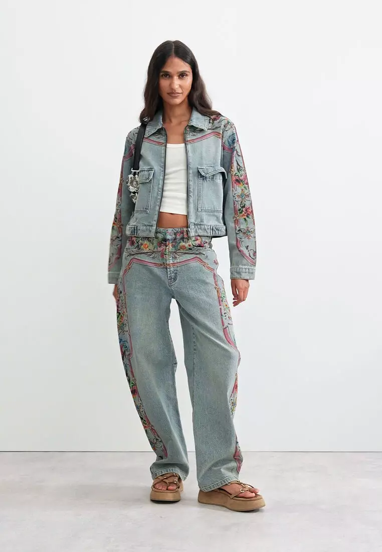 Embroidered Denim Jacket