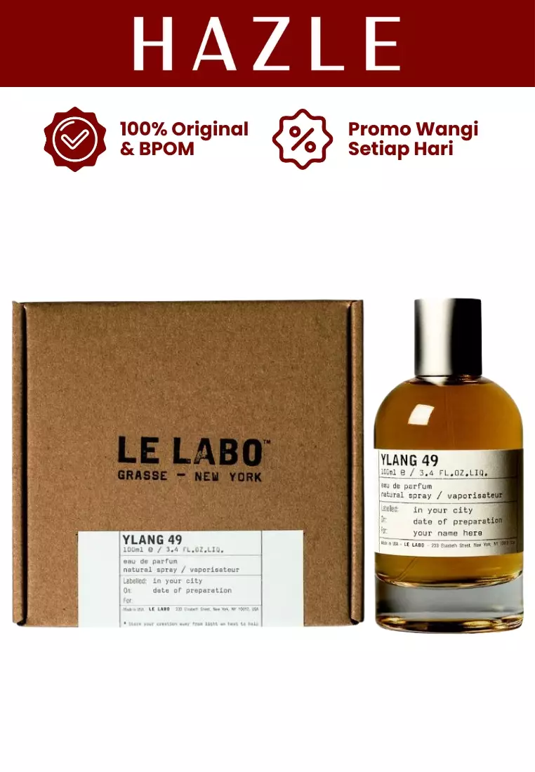 Jual Le Labo Ylang 49 Unisex EDP 100 ml Original 2026 | ZALORA
