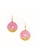 GIN & JACQIE pink and gold Gin & Jacqie Statement Acrylic Earrings Dripping Donut DED85AC593F1B6GS_1