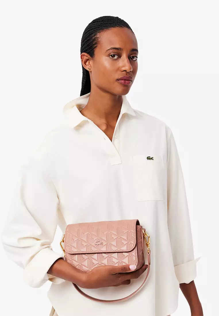 Maheki Embossed Leather Shoulder Bag