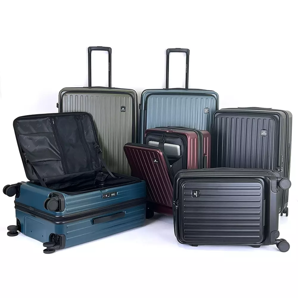 Navy Club Emerald Koper Hardcase PC - 4 Roda Putar TSA Lock - Size 20 Inch