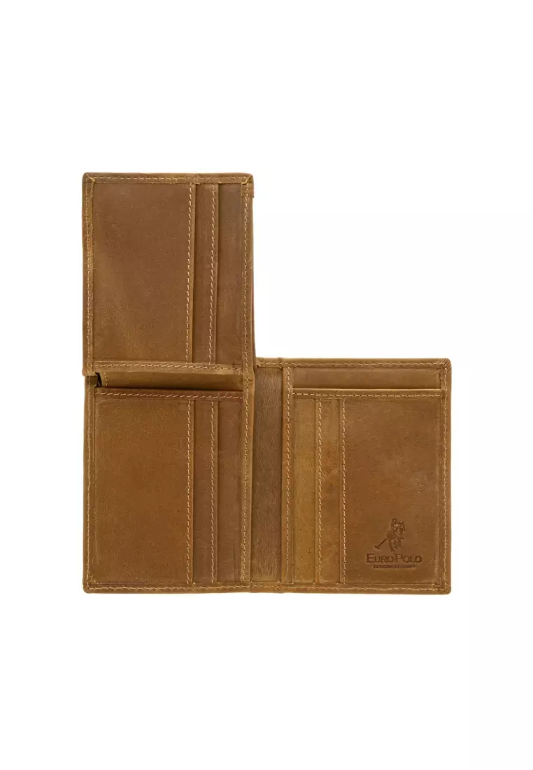 Crazy Horse Leather Flip ID Card Holder EWB 40360