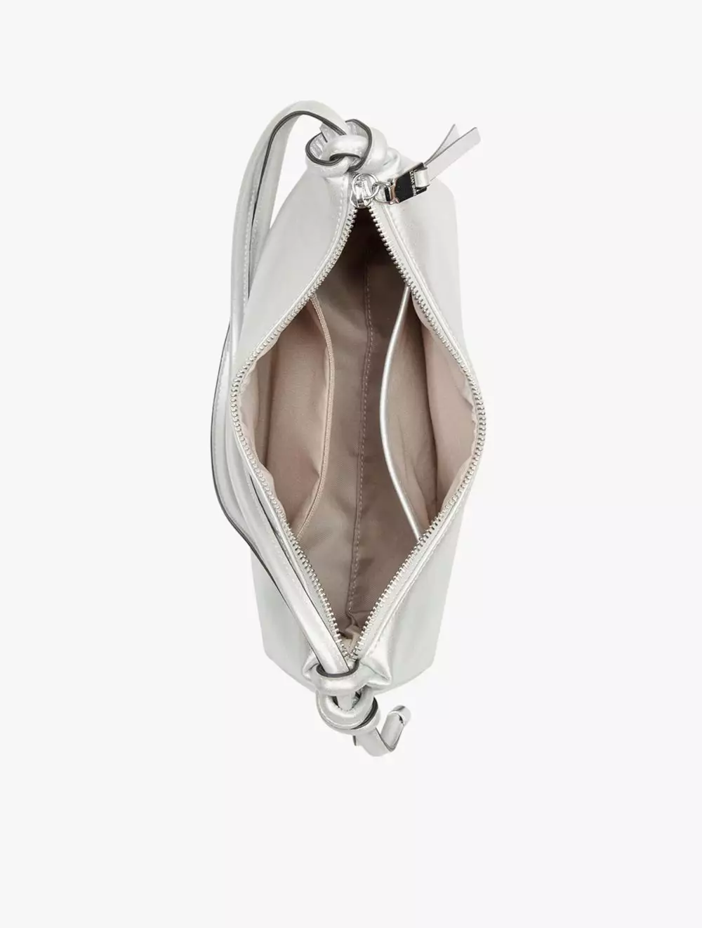 Nine West Oralie Top Zip Shoulder Bag Women's Shoulder Bags - Silver