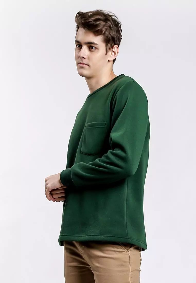 Green discount pullover jacket