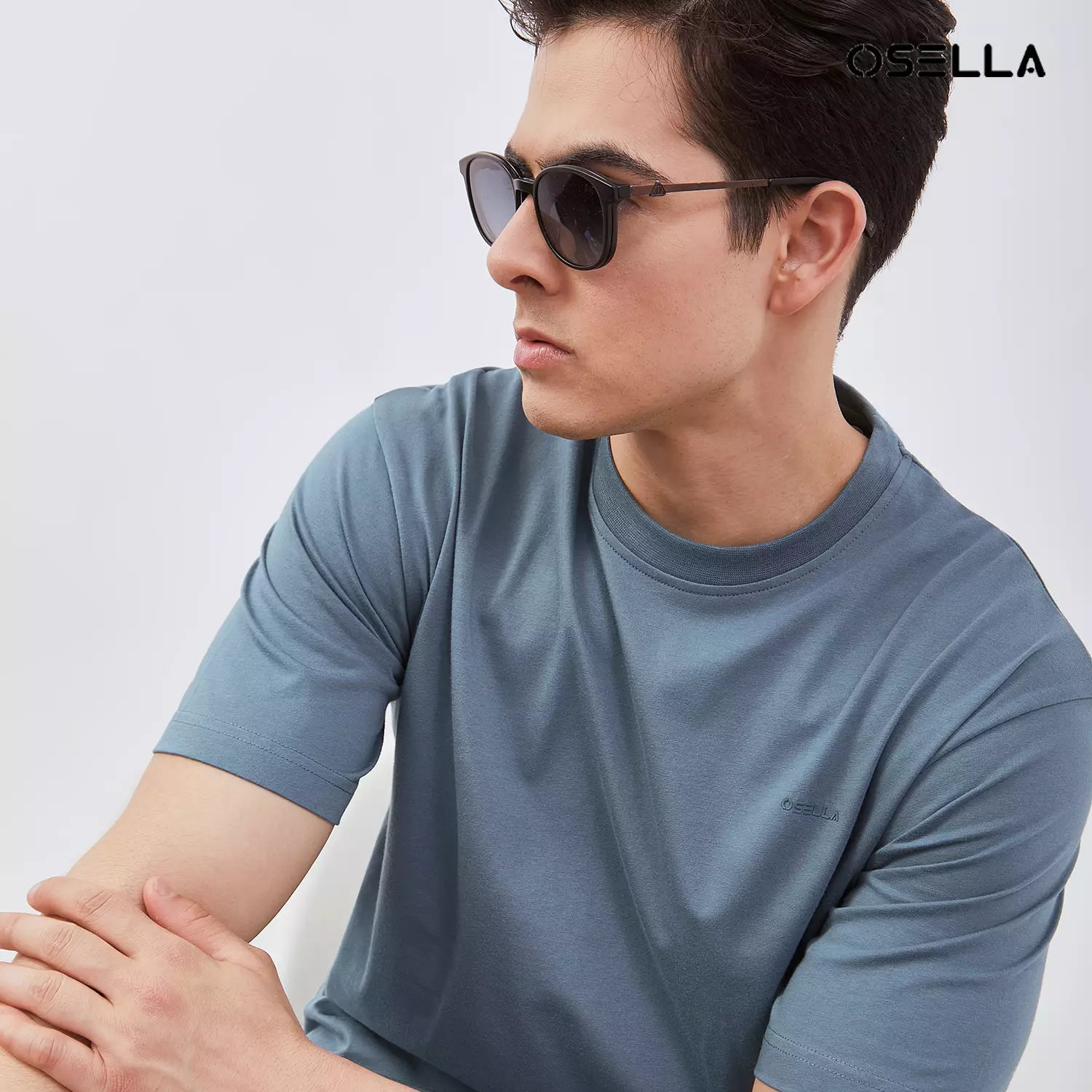 Osella Basic Reguler Fit T-Shirt 3072500360 | Atasan Kaos Basic Lengan Pendek Laki Laki