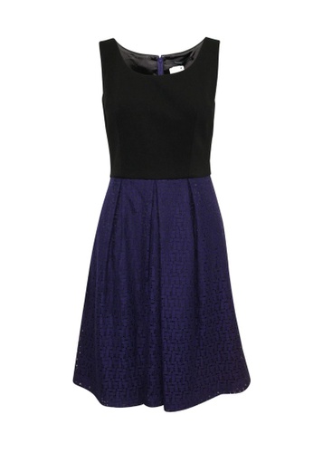 Tahari purple dress clearance