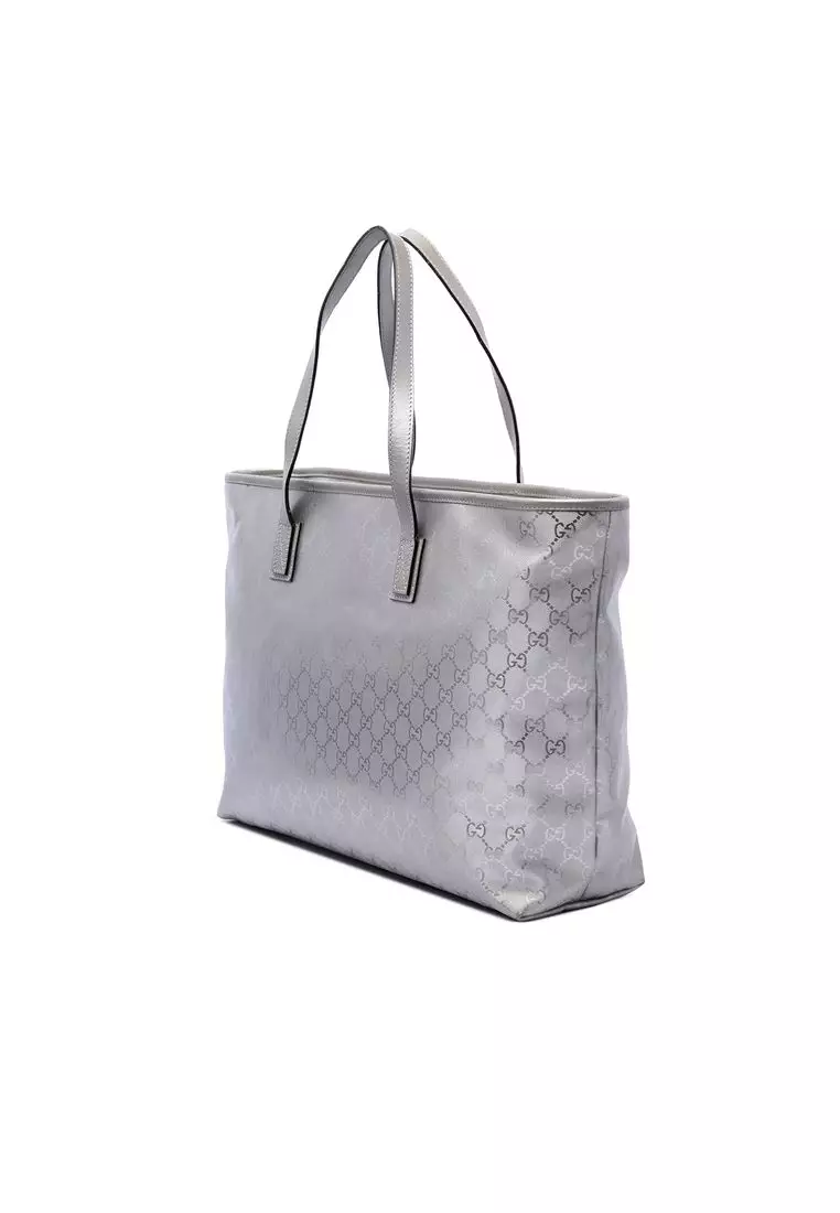 Pre-Loved Gucci Large Gg Imprime Tote