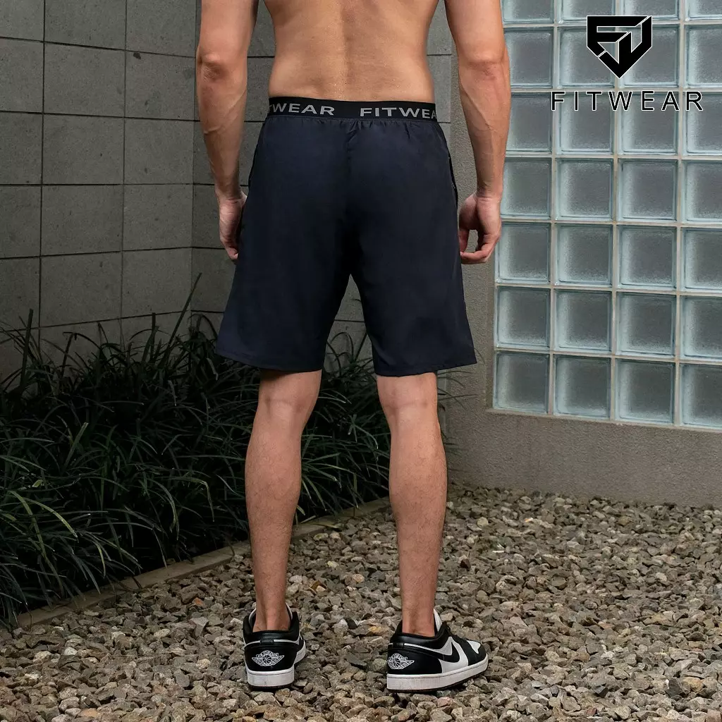 Fitwear - Celana Lari Dryfit Pria FITWEAR DYLAN PRINTED WAIST (FITWEAR) - NAVY