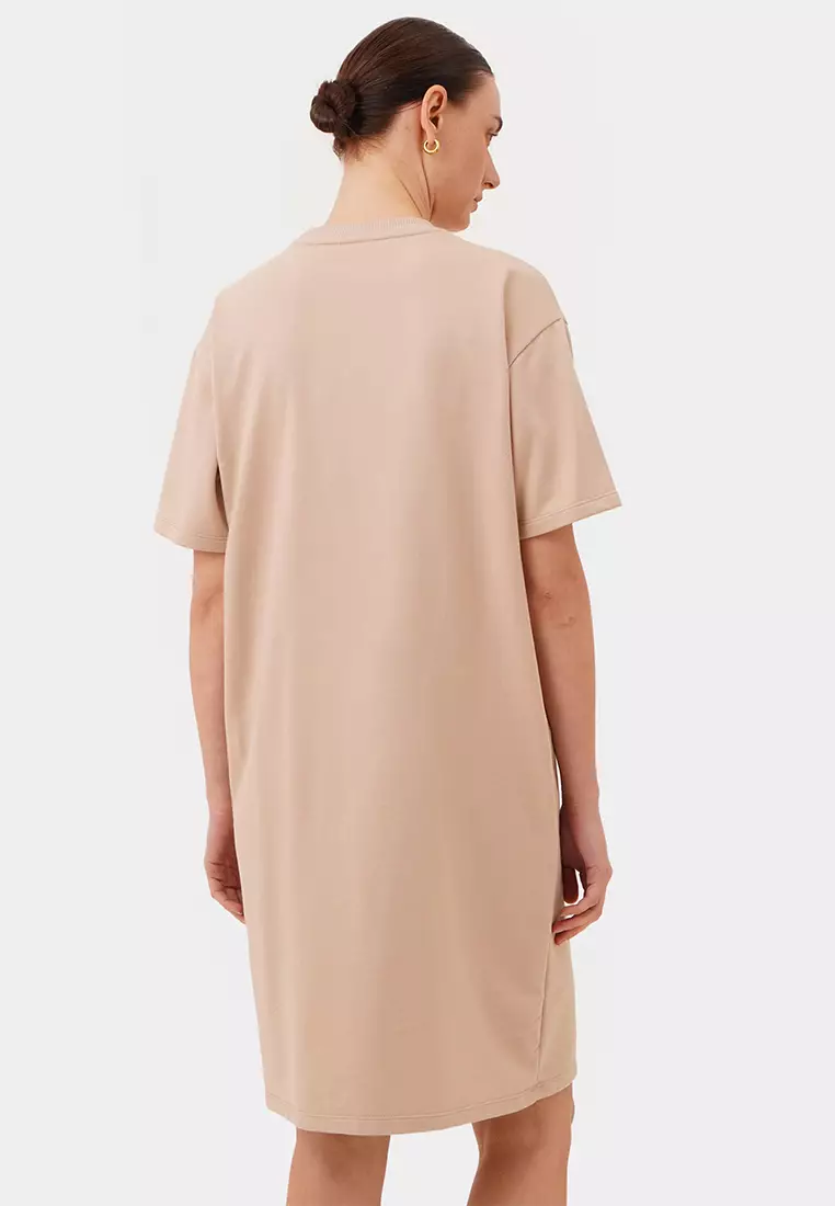 Buy Bocu Women s Everywear Boxy T Shirt Dress With Pocket 2024