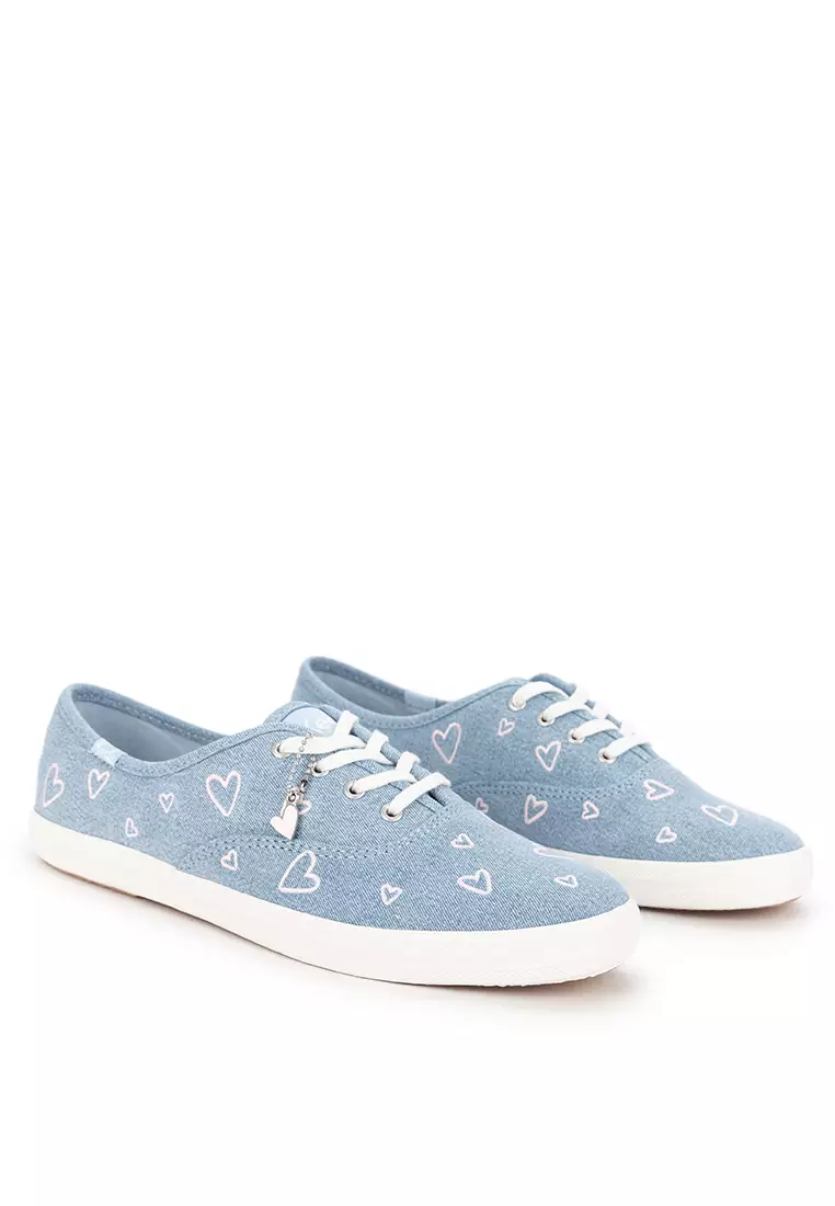 Jeans Fashion Keds Jual Keds Champion Denim Heart Embroidery Shoes