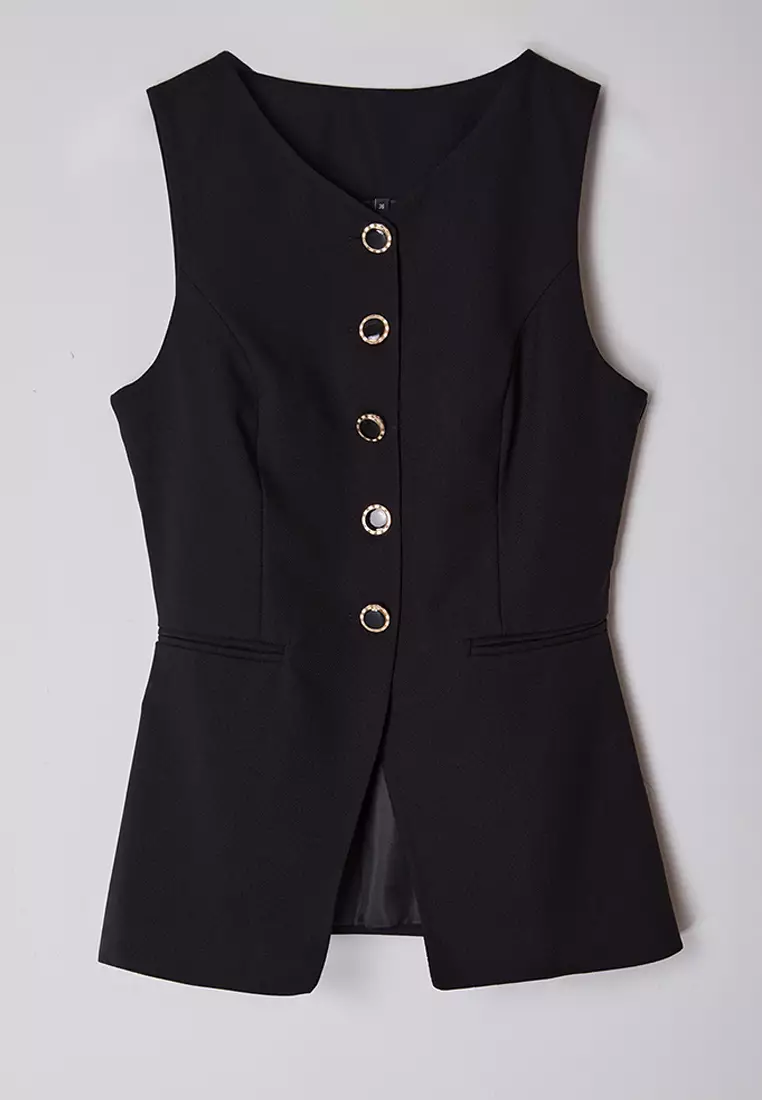 Buttoned Vest