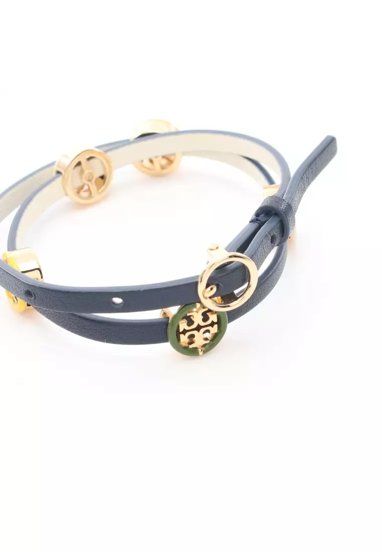 Tory Burch Pre loved TORY BURCH MILLER ENAMEL DOUBLE WRAP