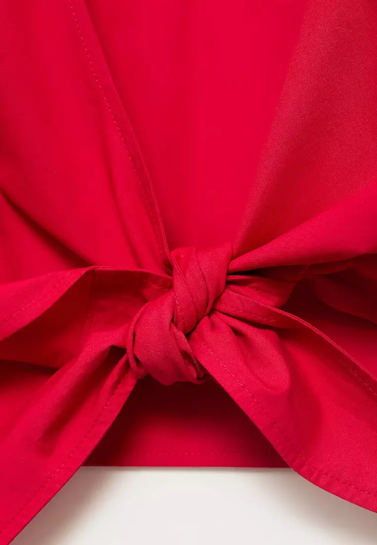 Crop Top With Bow On The Back