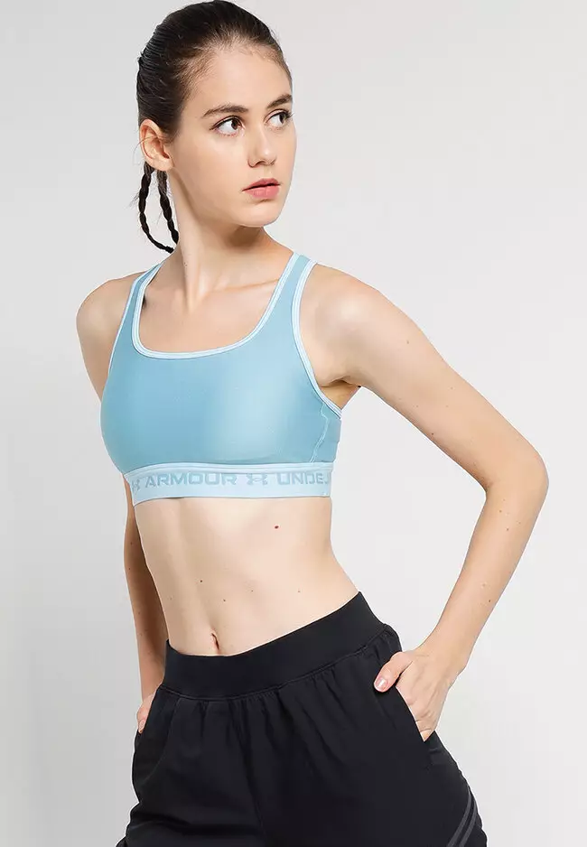 Under Armour UA Mid Crossback Sports Bra 2023, Buy Under Armour Online