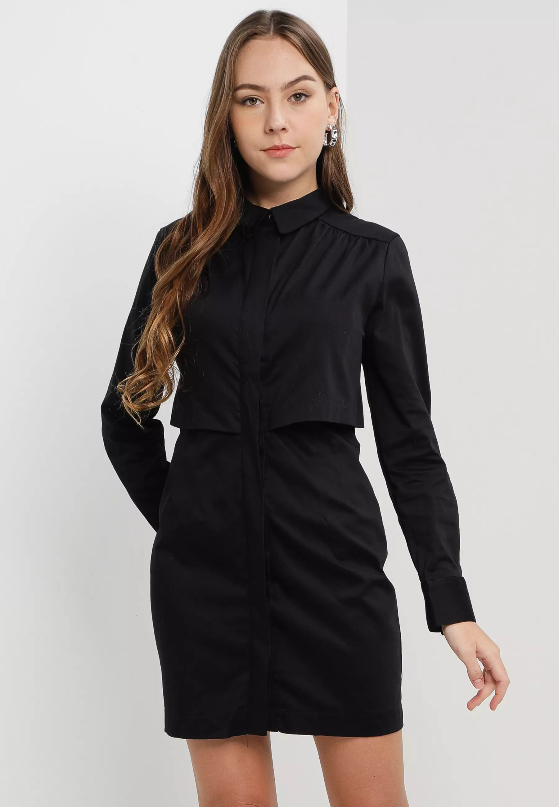 Buy TOPSHOP Cut Out Shirt Dress 2023 Online ZALORA Singapore