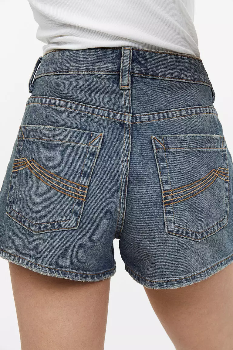 Denim shorts