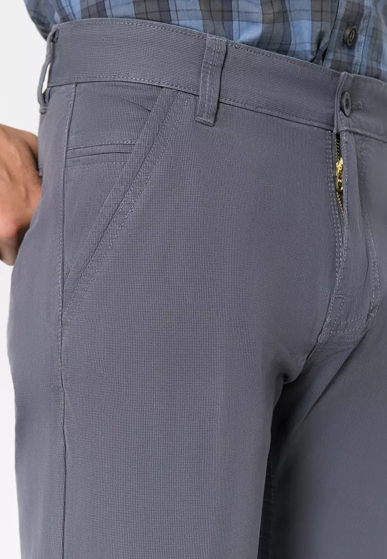 LGS - Celana Chinos Panjang Pria Warna Abu-Abu CCT.501.030.004.C
