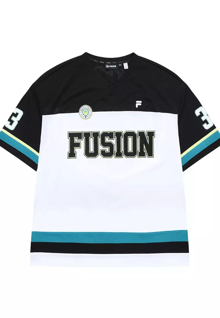 Buy FILA FILA FUSION Unisex UNIFORM TENNIS Short Sleeve T-shirt in