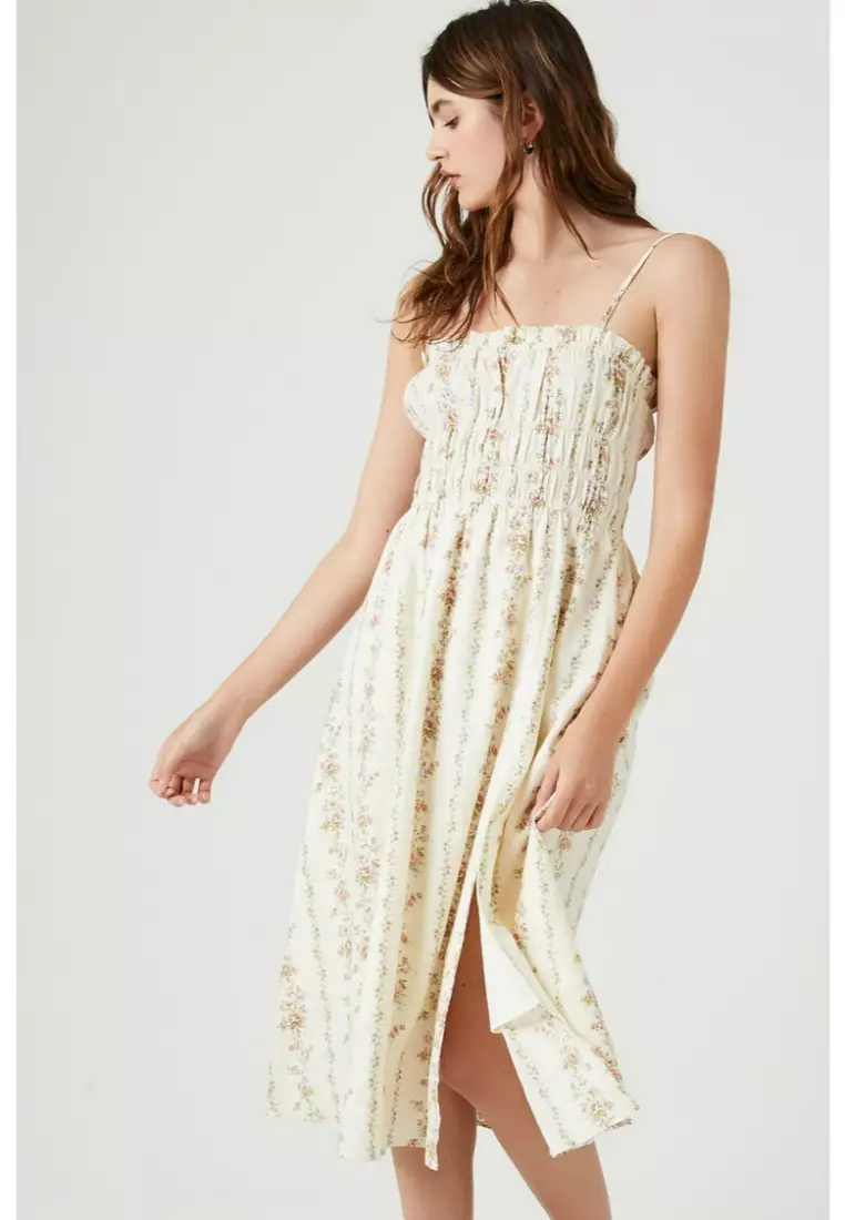 Forever 21 store white floral dress