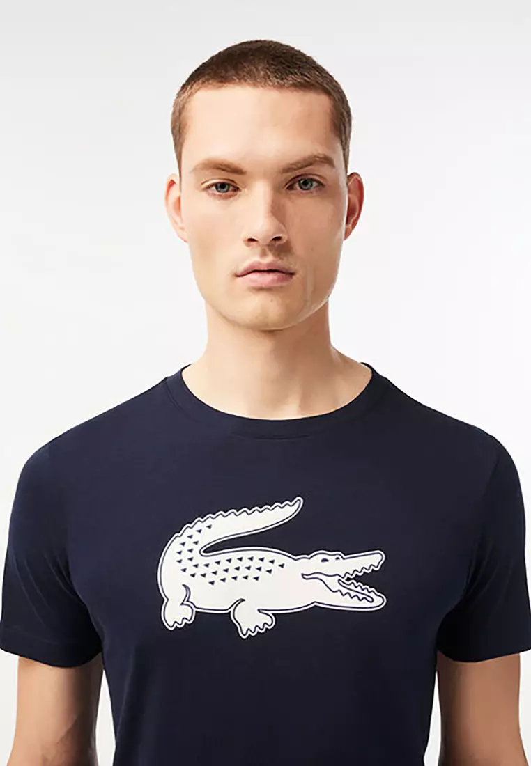 Buy Lacoste Men's Lacoste SPORT 3D Print Crocodile Breathable Jersey T ...