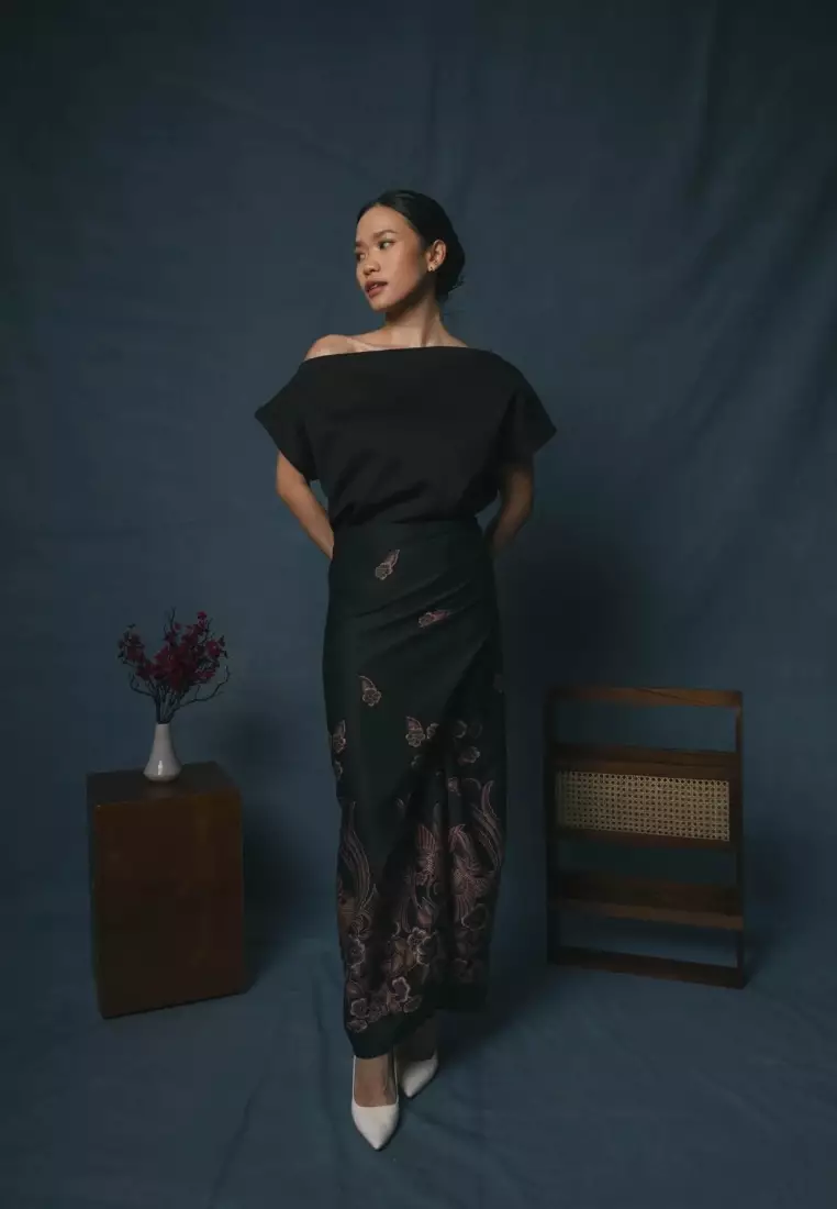 Rok serut batik safira