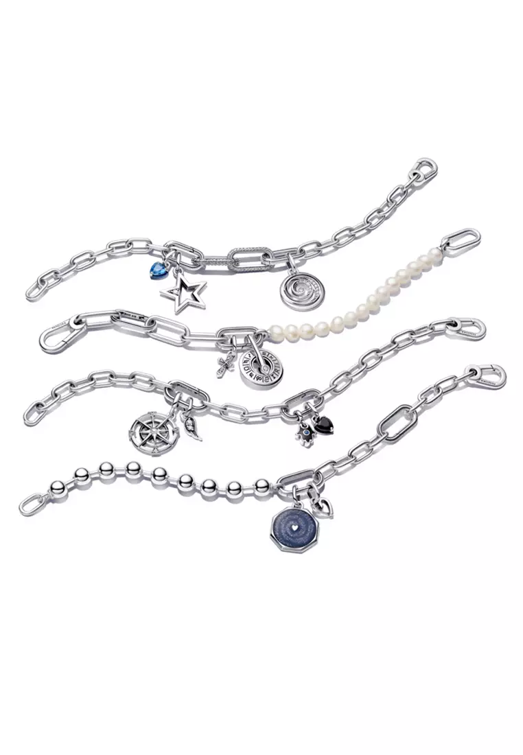 Pandora ME Metal Bead & Link Chain Bracelet