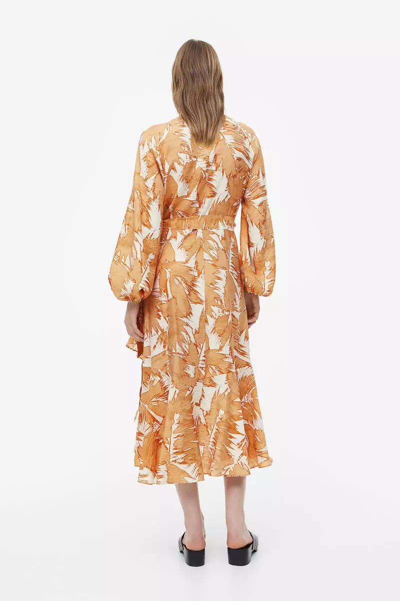 Maxi wrap dress