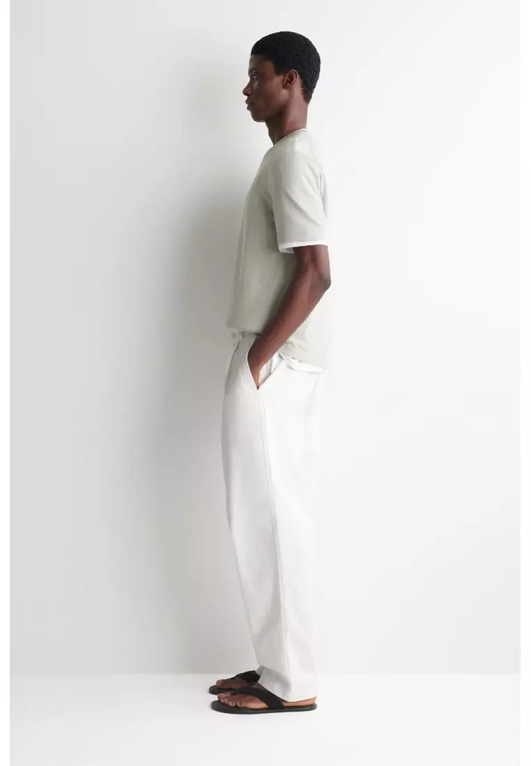 KNITTED LINEN T-SHIRT