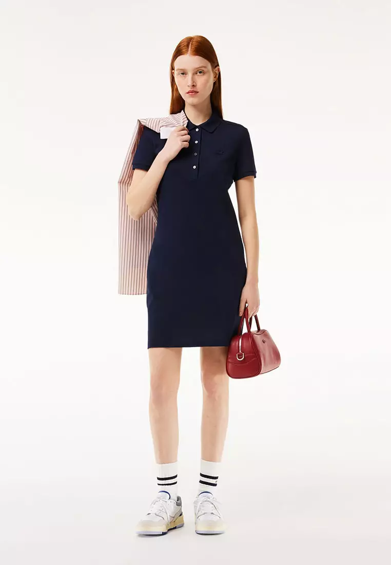 Buy Lacoste Women's Stretch Cotton Piqué Polo Dress Online
