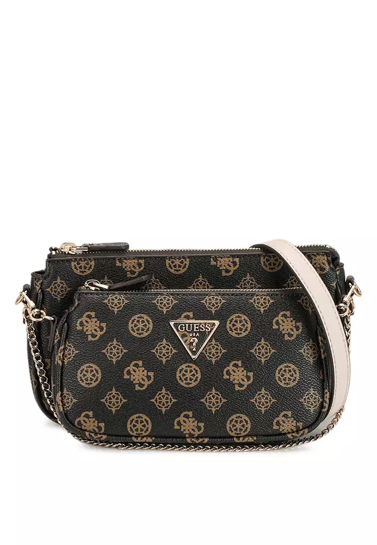 GUESS Noelle Double Pouch Crossbody Bag 2024 | Buy GUESS Online ...