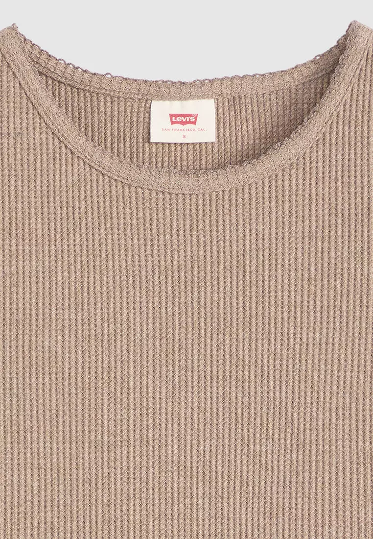 Levi's® Women's Dry Goods Waffle Cap-Sleeve Tee (003PW-0003)