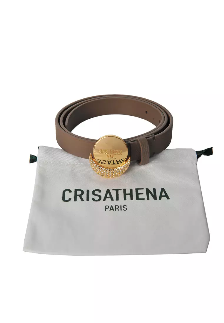 Sunmoon Belt in Brown,Gold