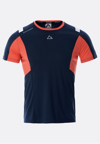 Giordano [Online Exclusive]Men Silvermark by G-Motion Azurite Performance Tee 67183AA2D2904BGS_1