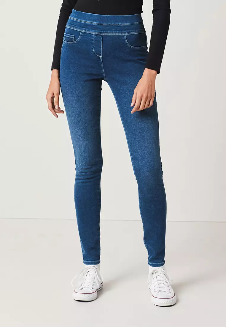 NEXT Jeggings Mid Blue Denim Girl Jeans