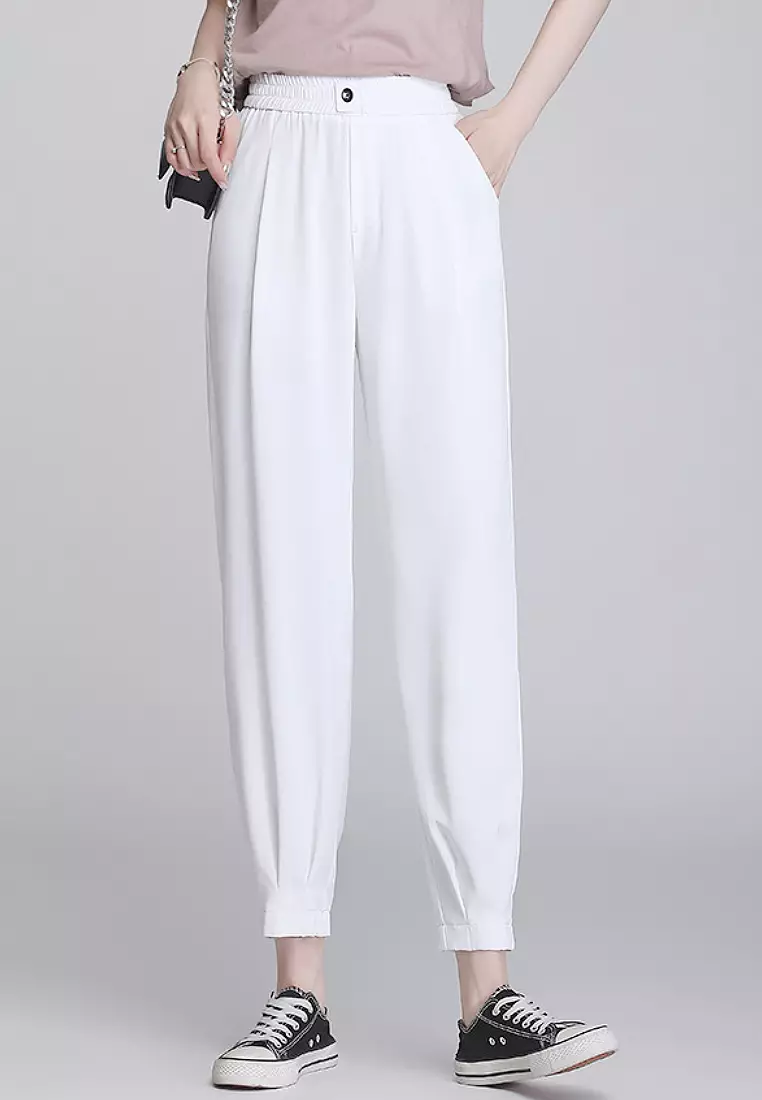 White casual hot sale pants women's