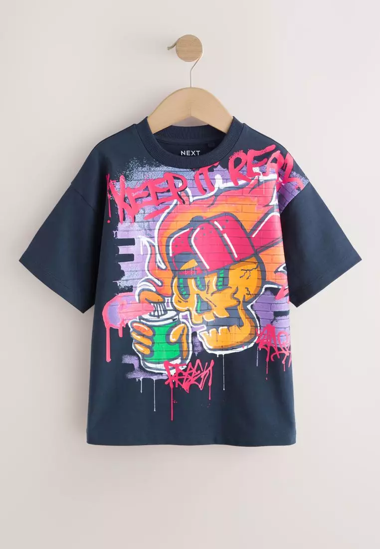 Relaxed Fit Short Sleeve Graphic T-Shirt