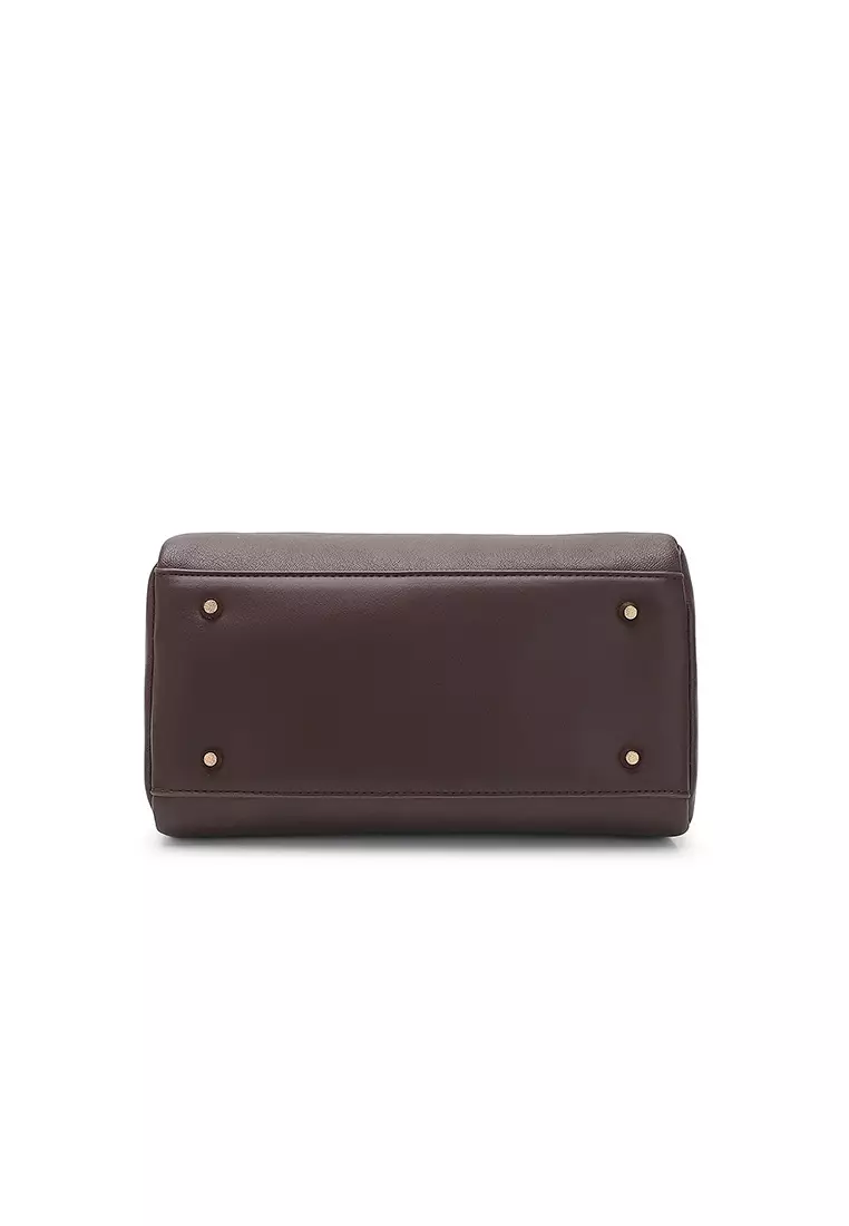 Women's Top Handle Bag / Sling Bag / Crossbody Bag - Dark Coffee