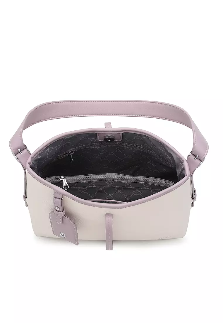 Women's Shoulder Bag / Top Handle Bag - Purple