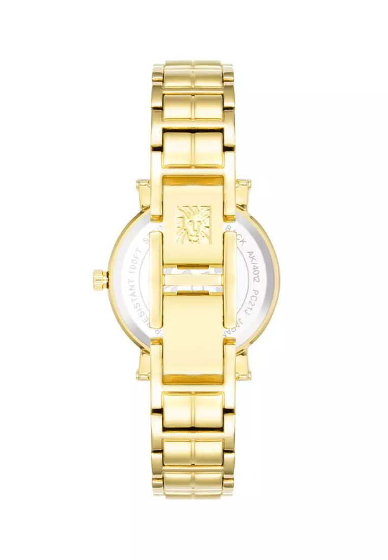 Anne Klein Bracelet 30mm Watch - Gold (AK-4014WTGB)