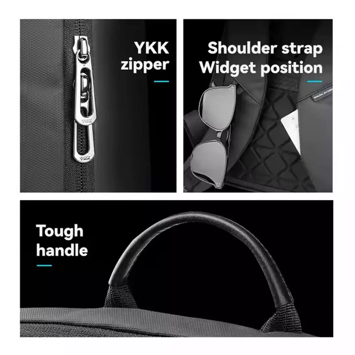 Mark Ryden Tas Ransel Backpack Laptop 15.6 Inch USB MR1113 - BLACK