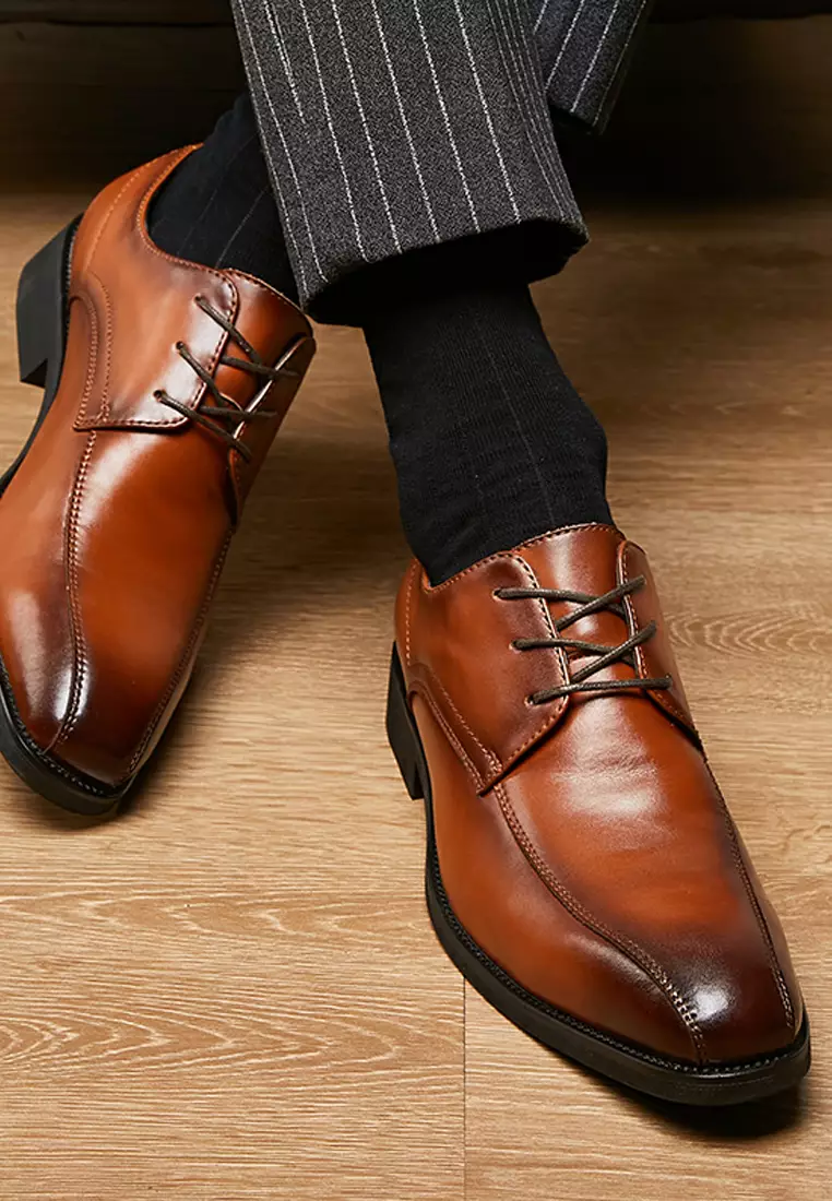 Basic Business Leather Derby Shoes KB3288