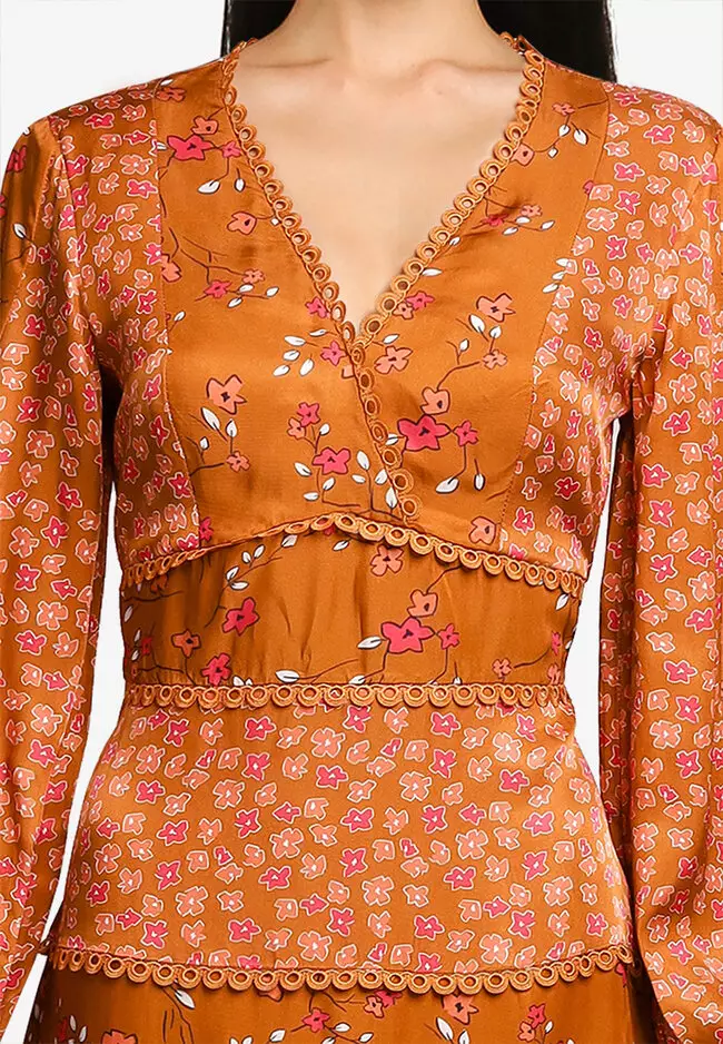 Daisy Petals Tiered Dress