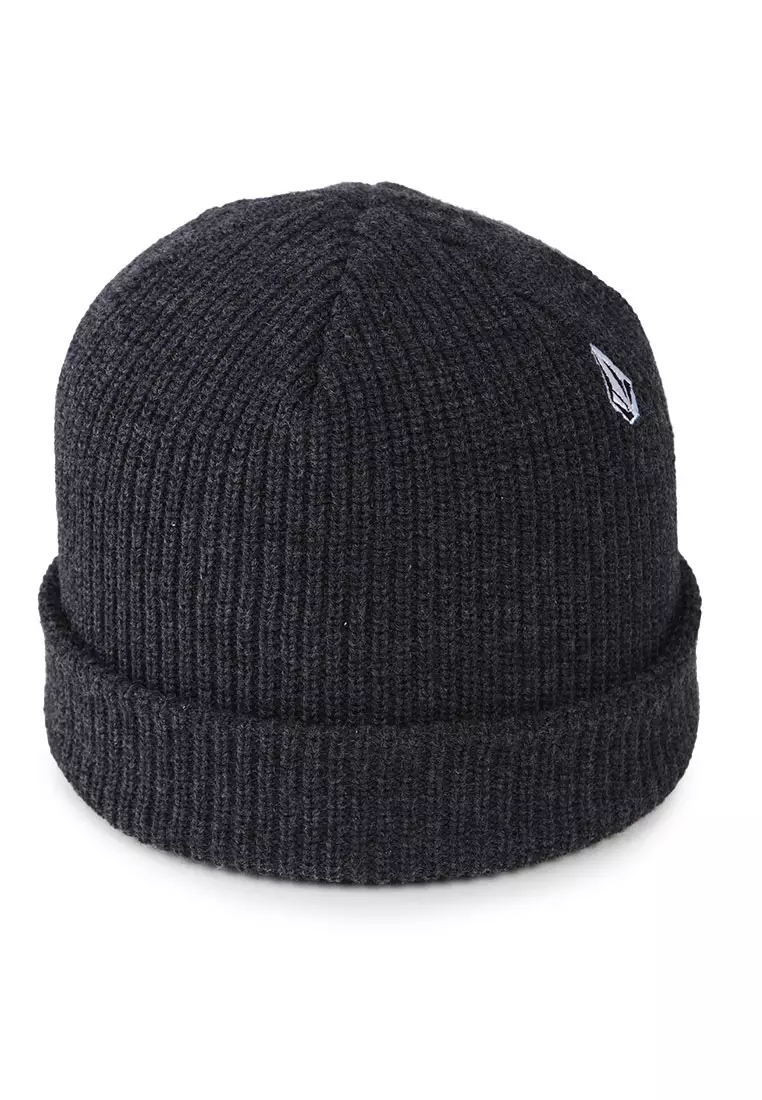 MBN FULL STONE BEANIE CHARCOAL HEATHER