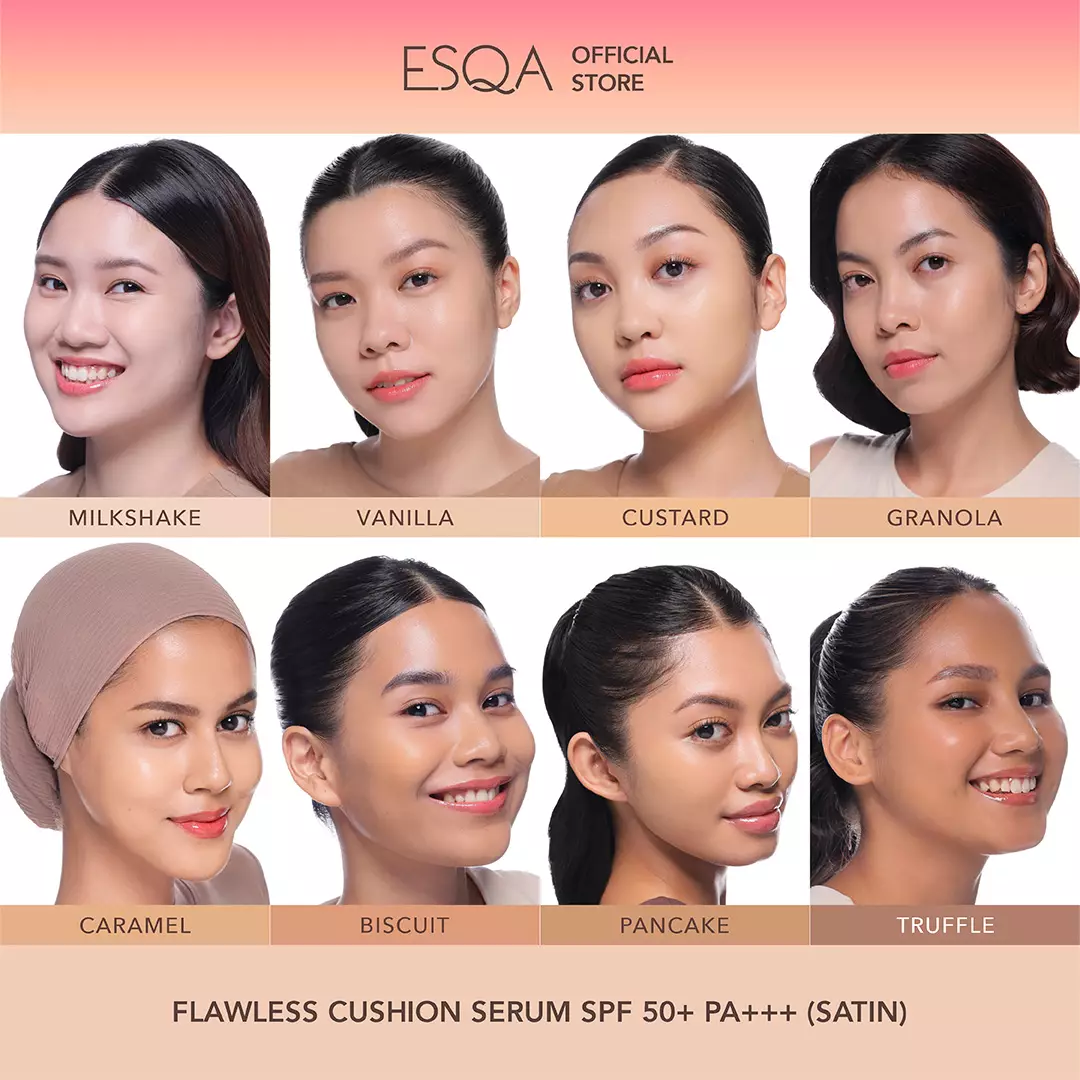 Jual Esqa [NEW] ESQA Flawless Cushion Serum SPF 50+ PA+++ - Satin ...