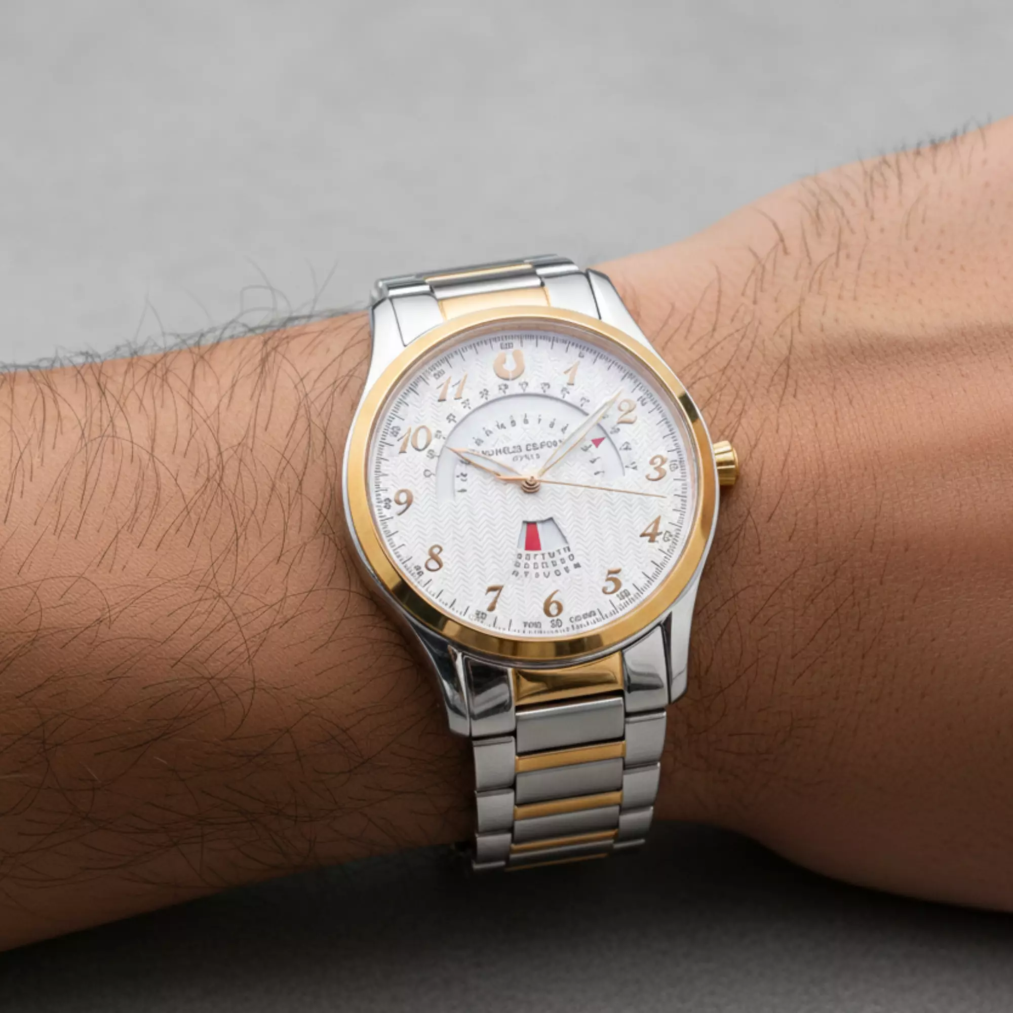 Jam Tangan Pria Charles Jourdan CJ1056-1614 Silver Rosegold