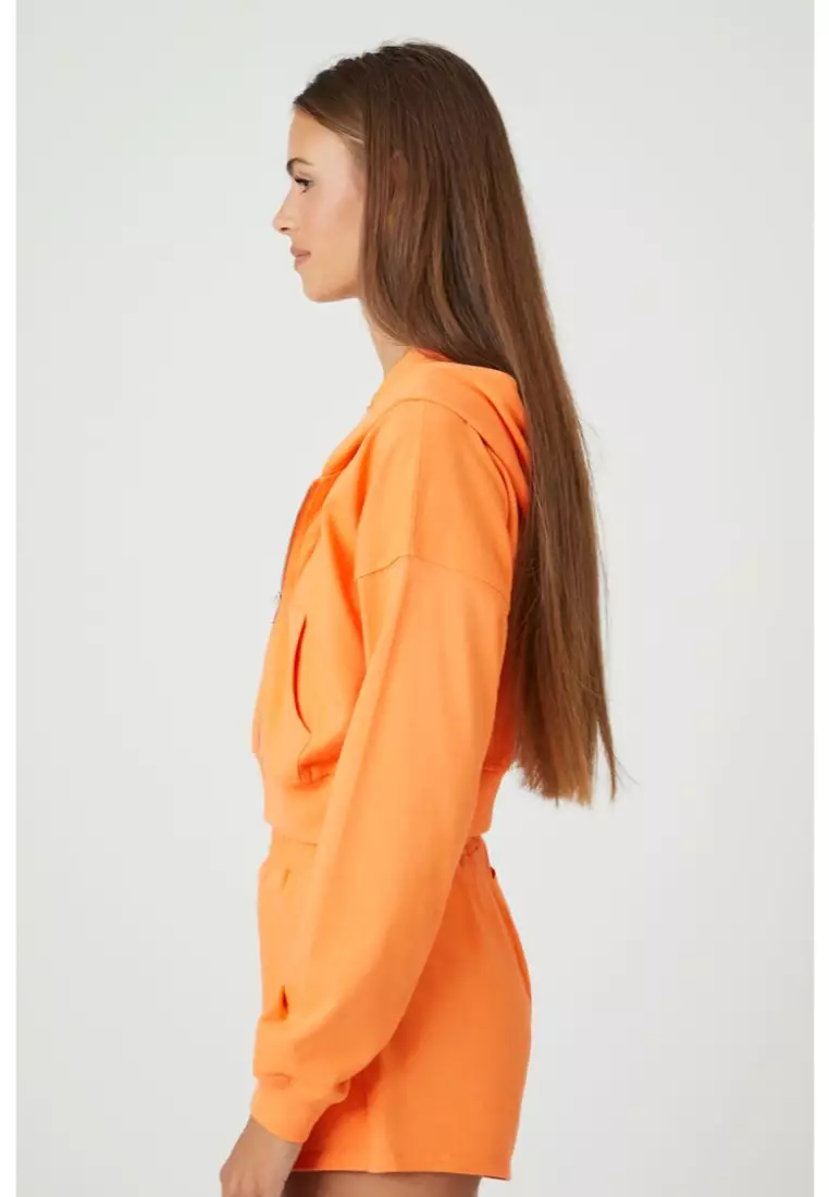 Forever 21 shop orange hoodie