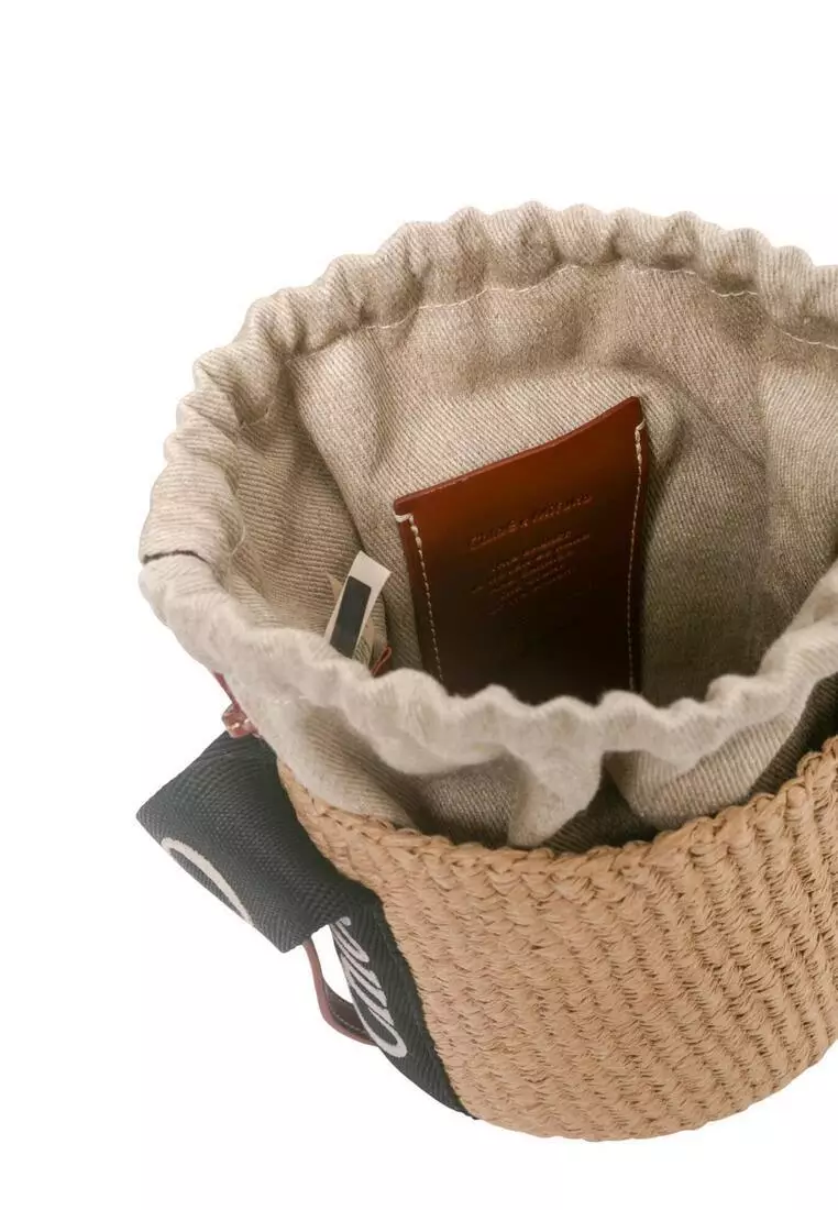 Small Woody Basket Bucket Bag/crossbody Bag